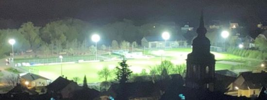 Sportanlage komplett beleuchtet